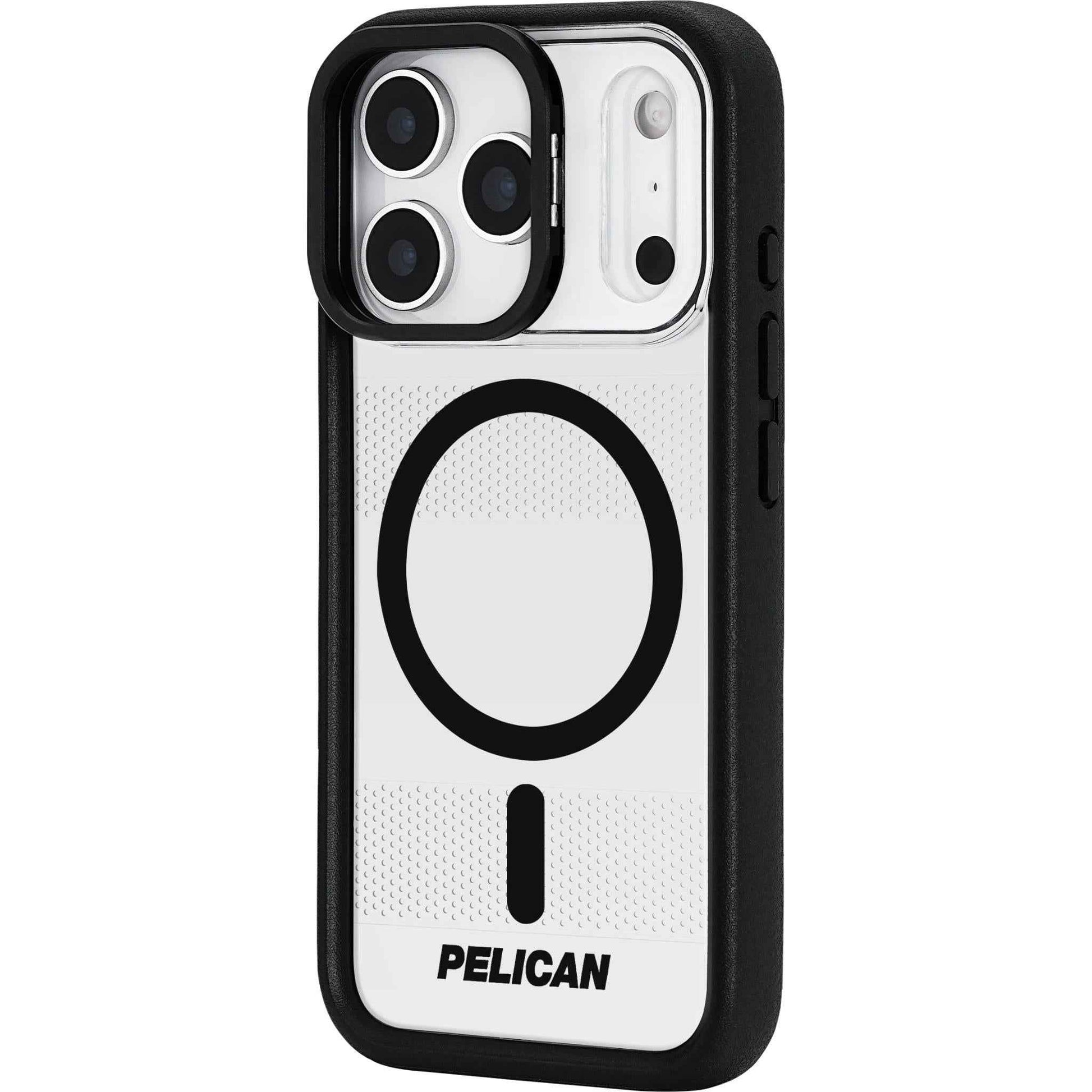 Pelican Protector MagSafe Stand Case for iPhone 17 Pro (Clear)