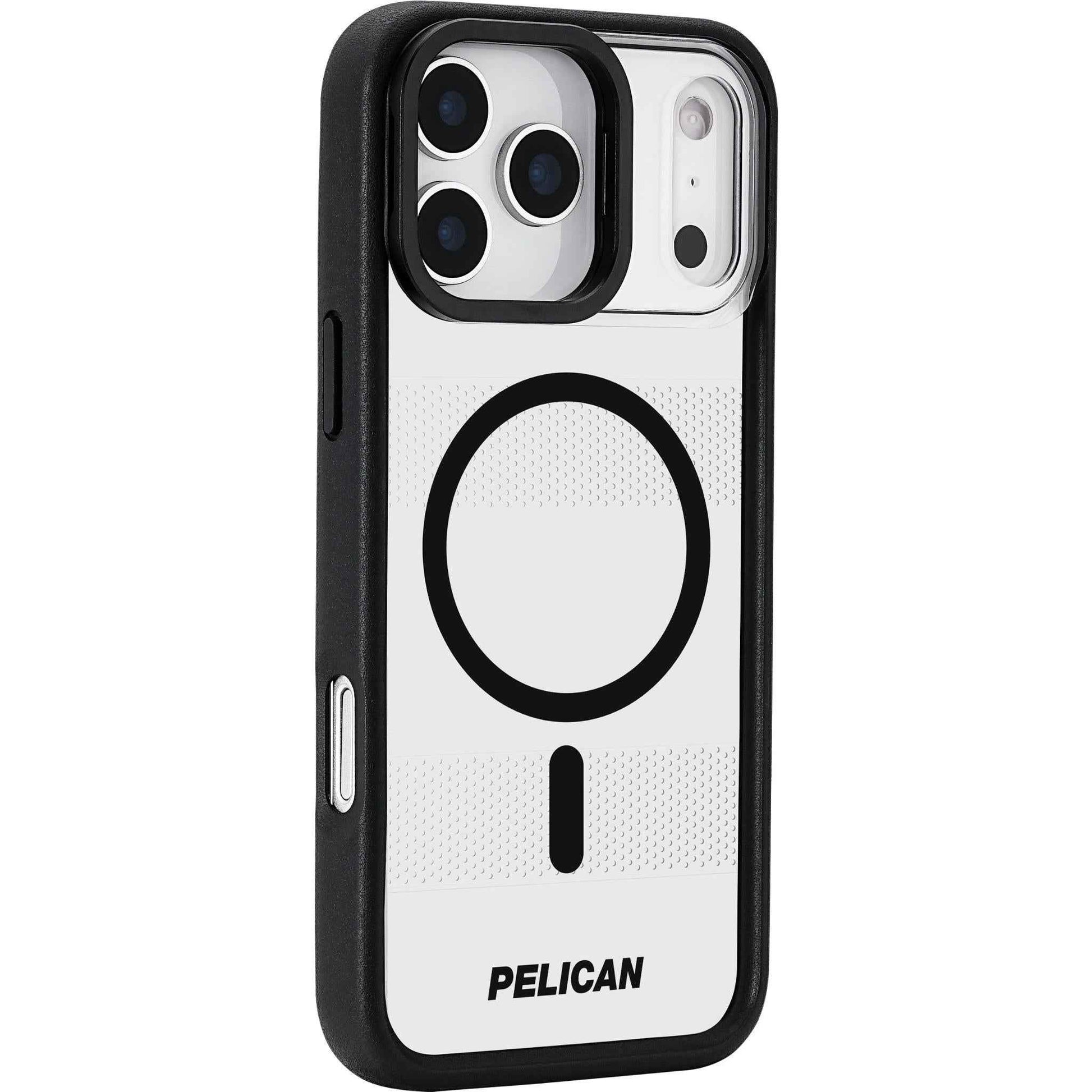 Pelican Protector MagSafe Stand Case for iPhone 17 Pro Max (Clear)
