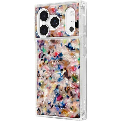 Flaunt Case for iPhone 17 Pro (Rainbow Confetti Tortoise Shell)