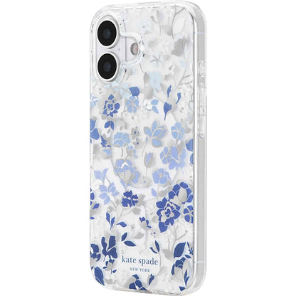 Kate Spade Protective MagSafe Case for iPhone 17 (Flowerbed Blue)