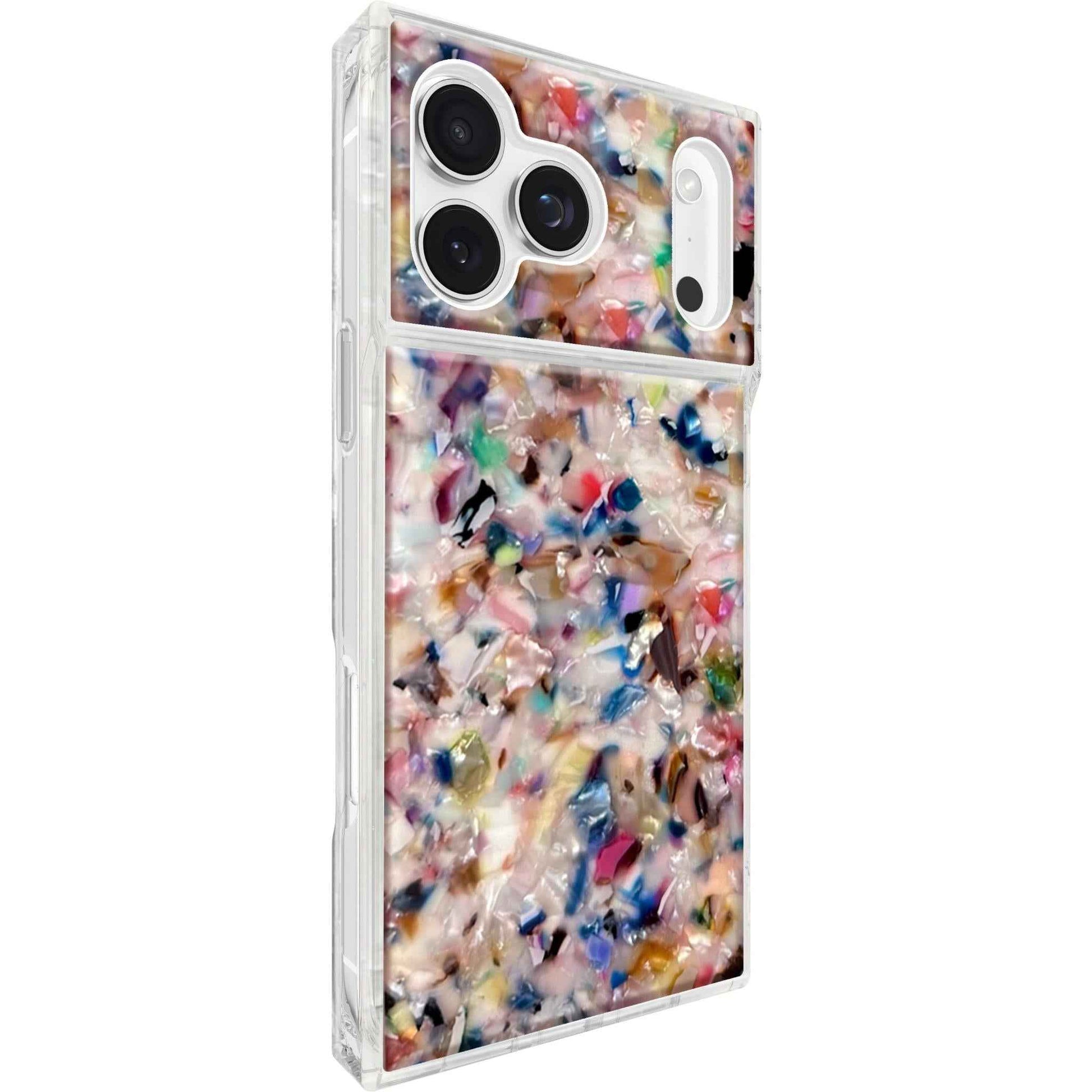 Flaunt Case for iPhone 17 Pro Max (Rainbow Confetti Tortoise Shell)