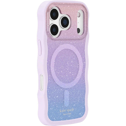 Kate Spade Wavy MagSafe Case for iPhone 17 Pro (Wavy Opal Glitter)
