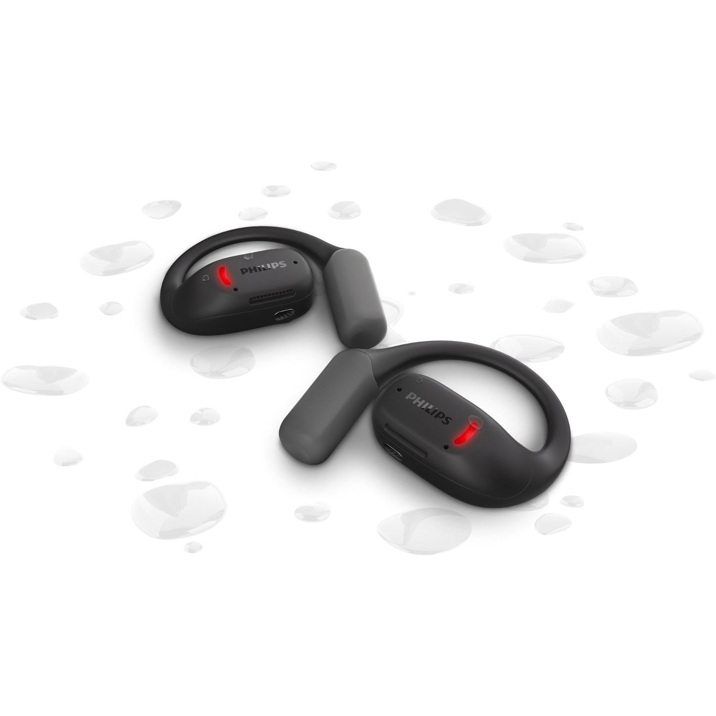 Philips A6709 Wireless Open Ear Sports Earbuds (Black)