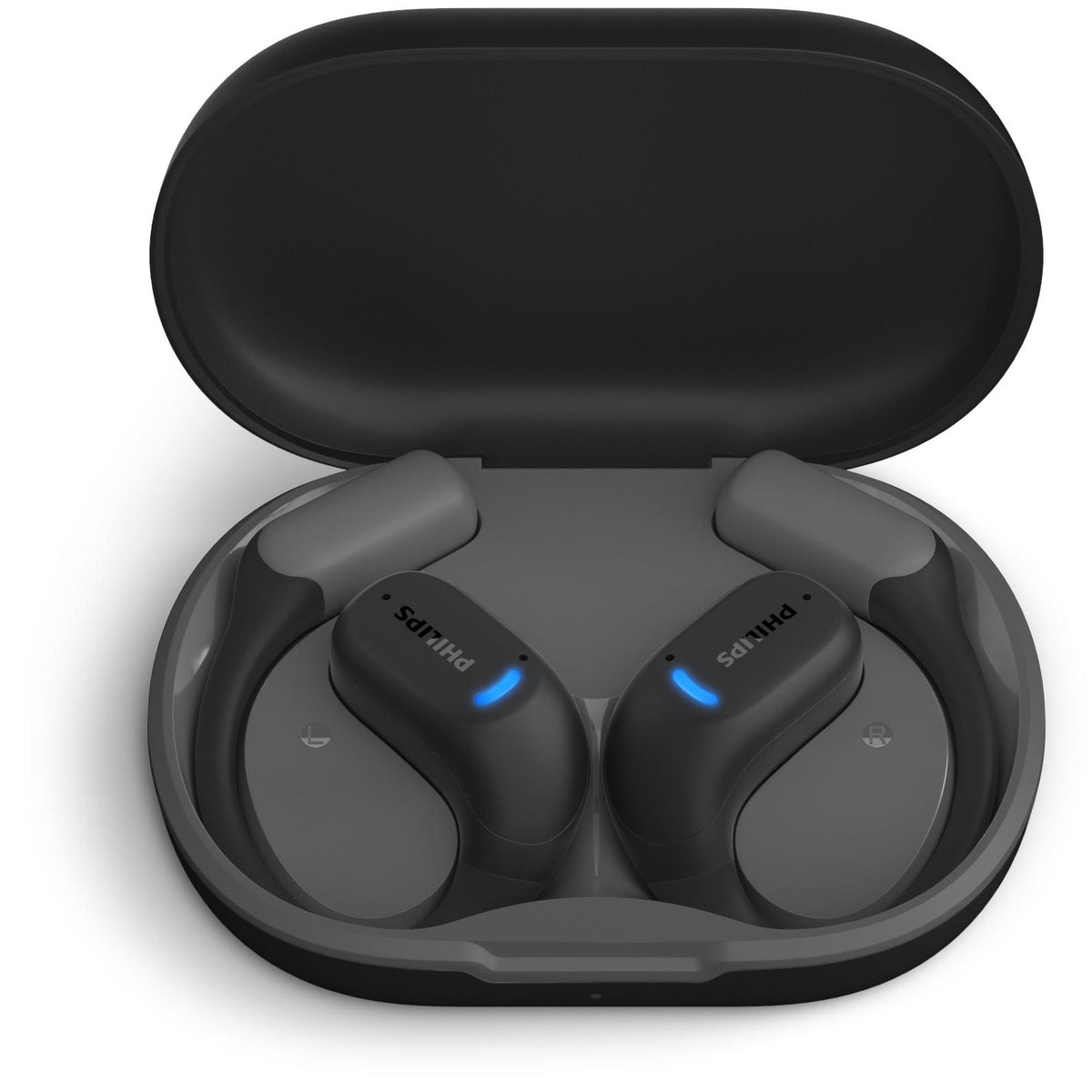 Philips A6709 Wireless Open Ear Sports Earbuds (Black)