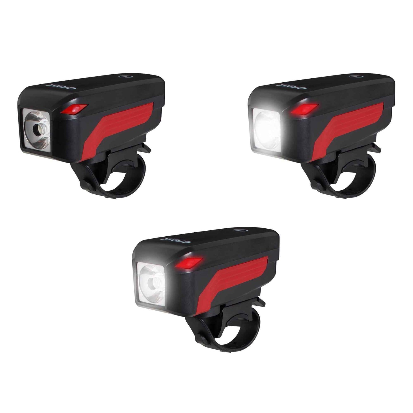 Crest LED Headlight with Electric Horn