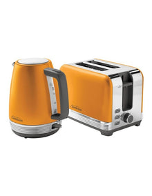 The Chic Collection Kettle And Toaster Breakfast Set Yellow PUM3510YE