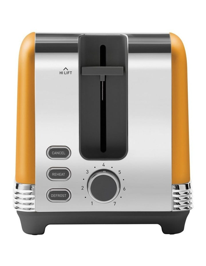 The Chic Collection Kettle And Toaster Breakfast Set Yellow PUM3510YE