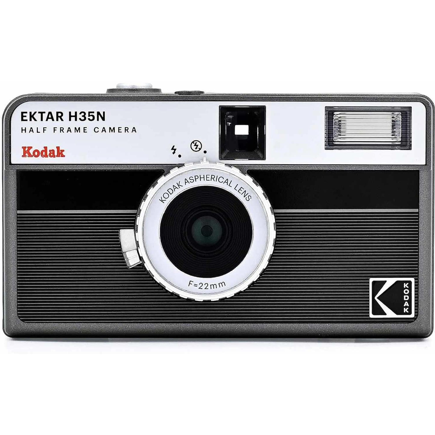 Kodak EKTAR H35N Half Frame 35mm Camera (Black)