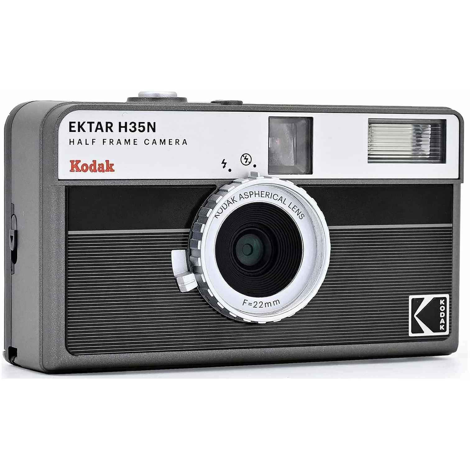 Kodak EKTAR H35N Half Frame 35mm Camera (Black)