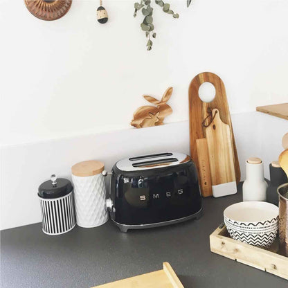 Smeg 50's Style 2 Slice Toaster (Black)