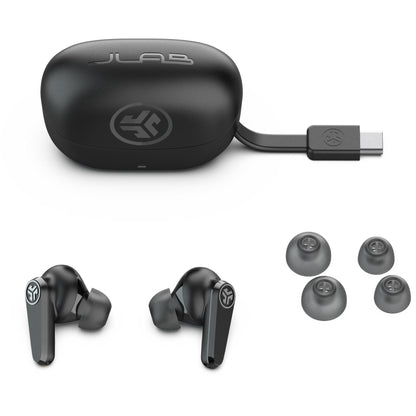 JLab Go Pods ANC True Wireless Earbuds (Black)