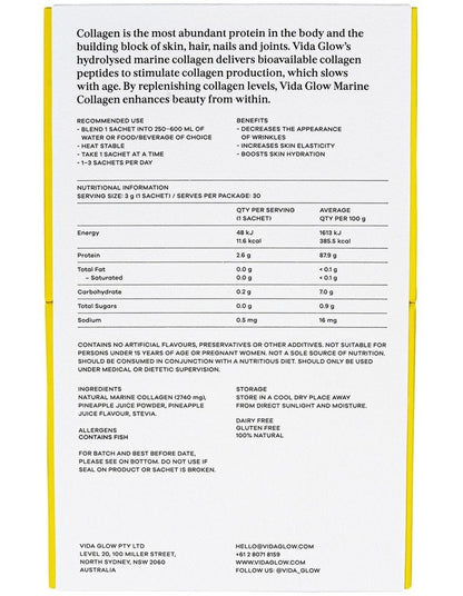 Pineapple Natural Marine Collagen Powder