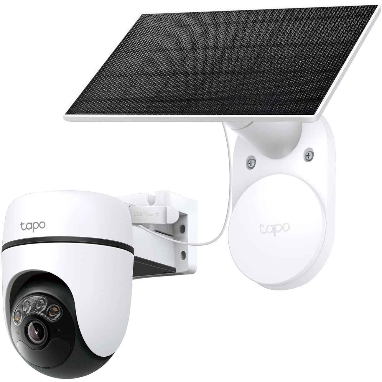 TP-Link Tapo 3K Solar-Powered Pan & Tilt Security Camera Kit