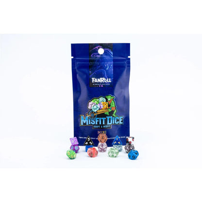 MDG 10mm Mini Polyhedral Dice Misfit Blind Bag (2 Set Pack)