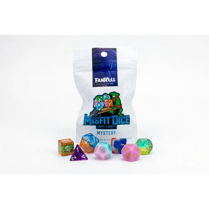 MDG 16mm Resin Polyhedral Dice Set Misfit Blind Bag
