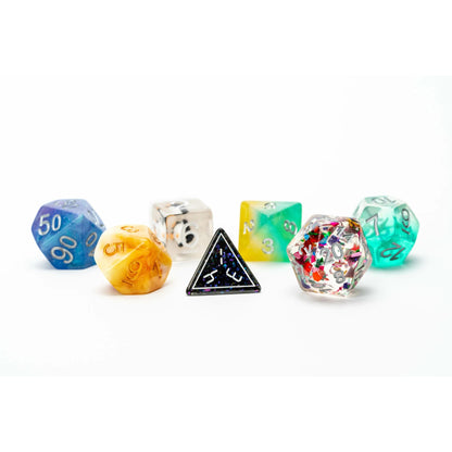 MDG 16mm Resin Polyhedral Dice Set Misfit Blind Bag