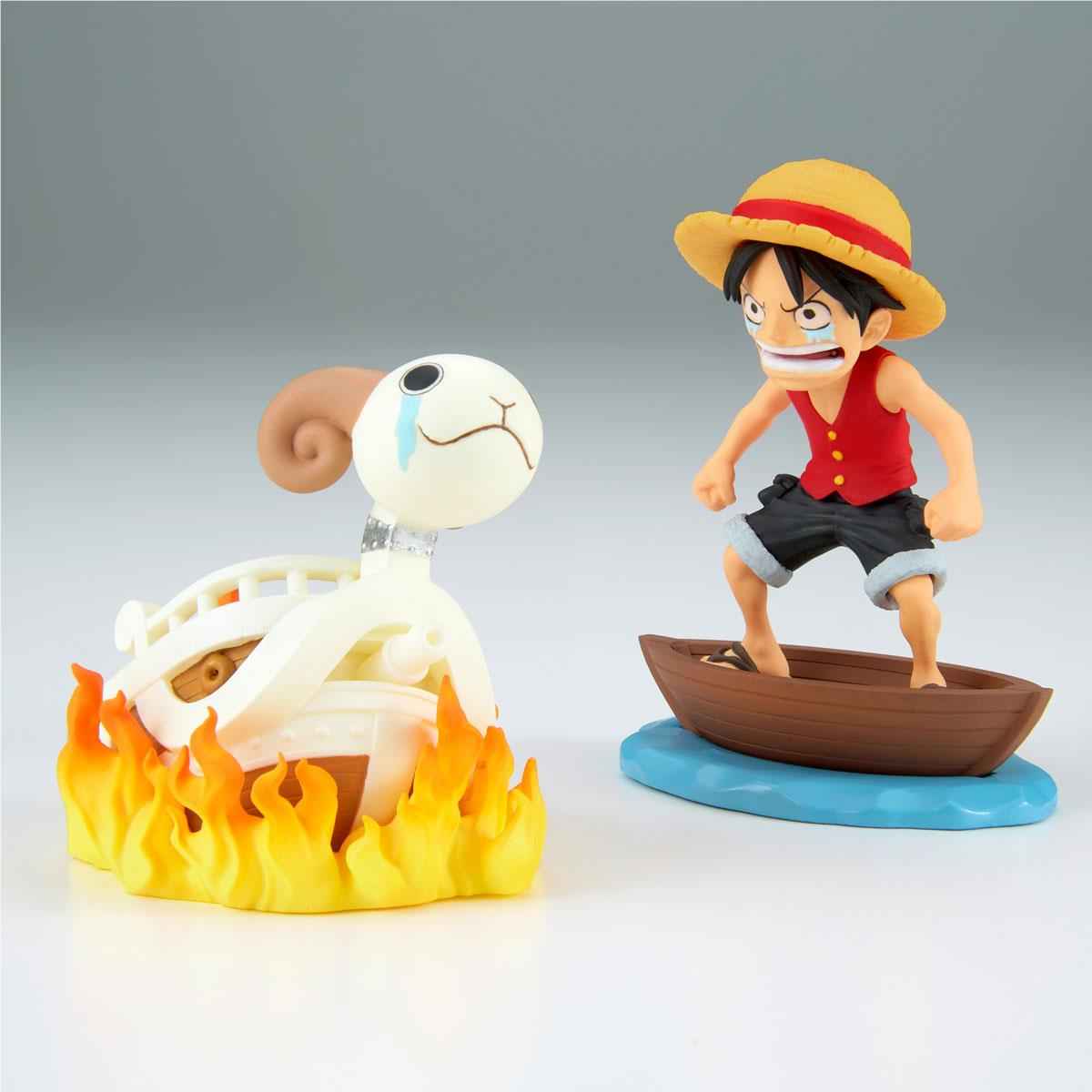 One Piece - World Collectable Figure Log Stories - Monkey D. Luffy & Going Merry Figure