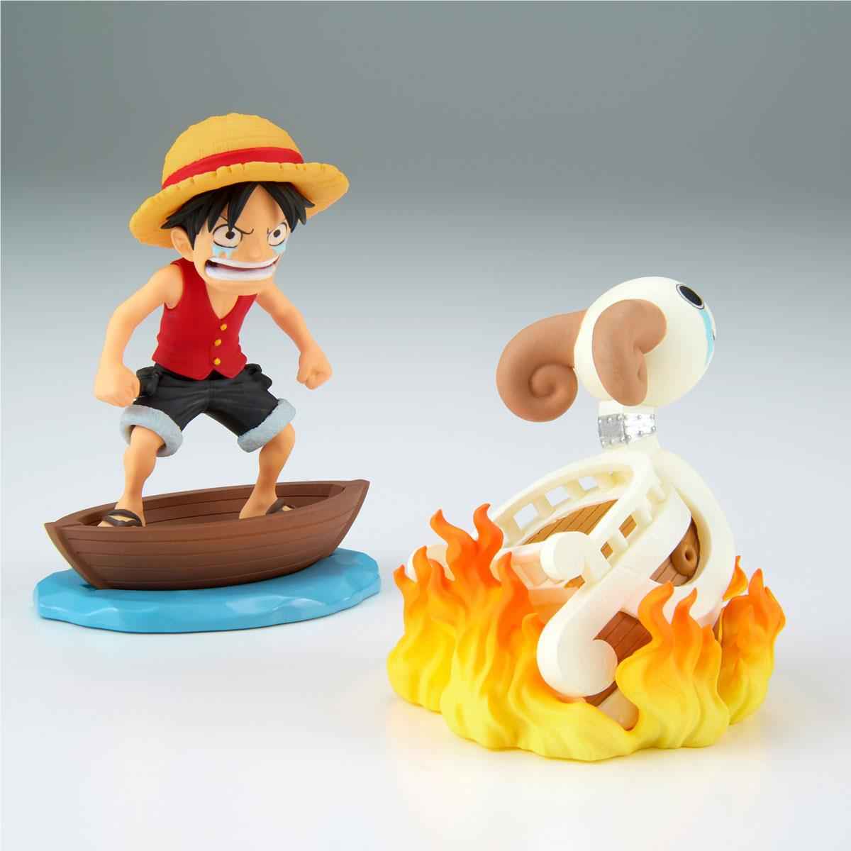 One Piece - World Collectable Figure Log Stories - Monkey D. Luffy & Going Merry Figure