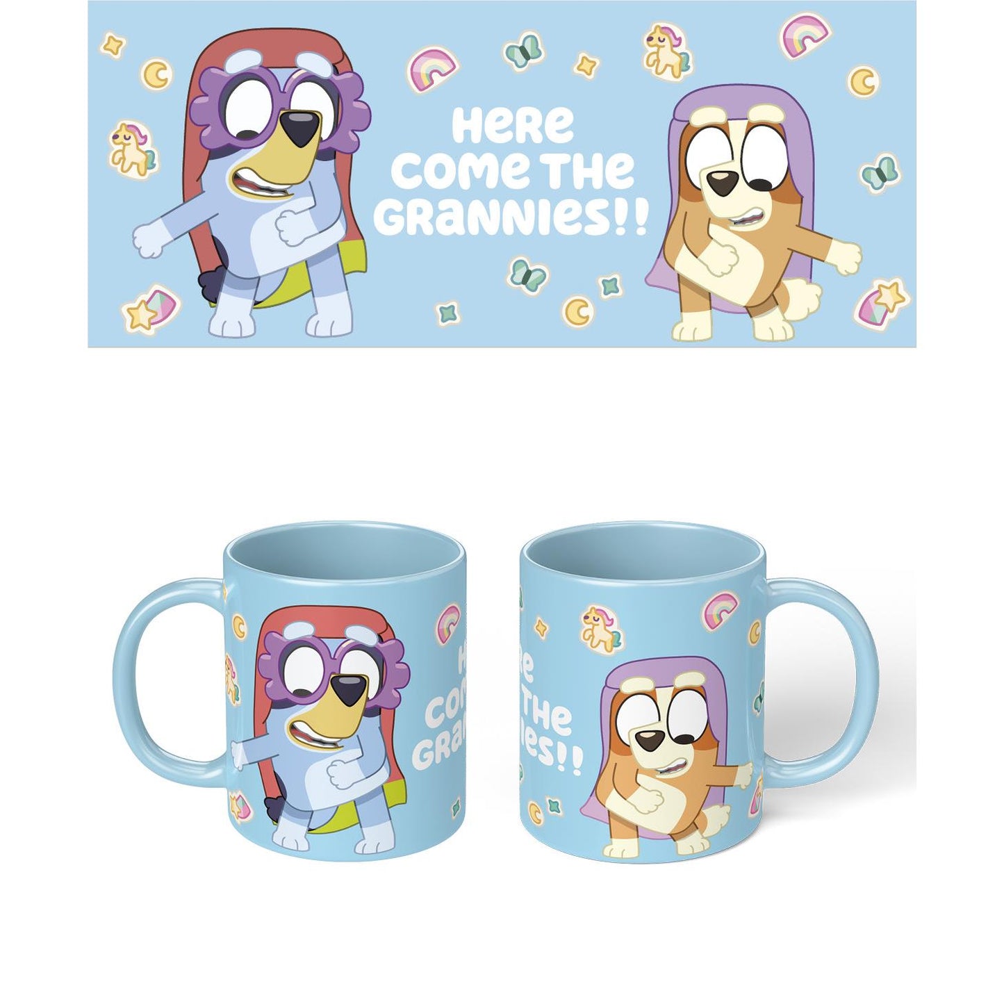 Bluey - Here Come The Grannies! Mug