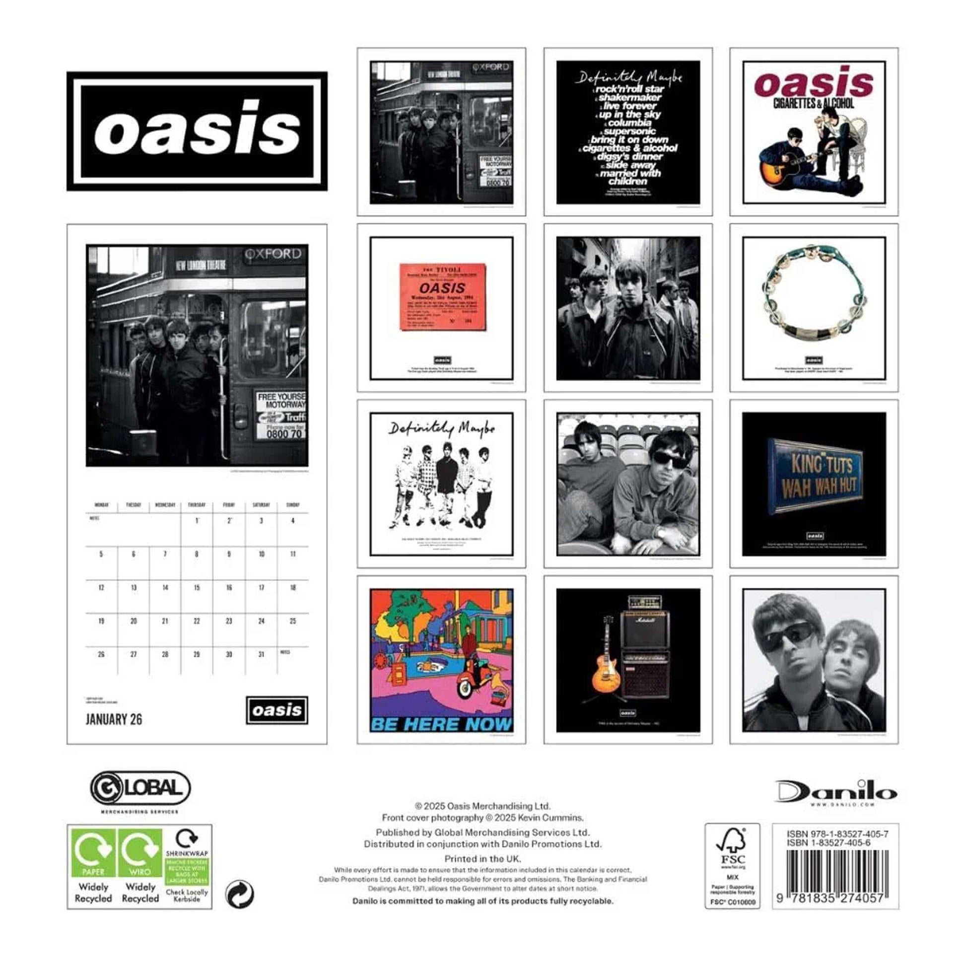 Oasis - 2026 Calendar