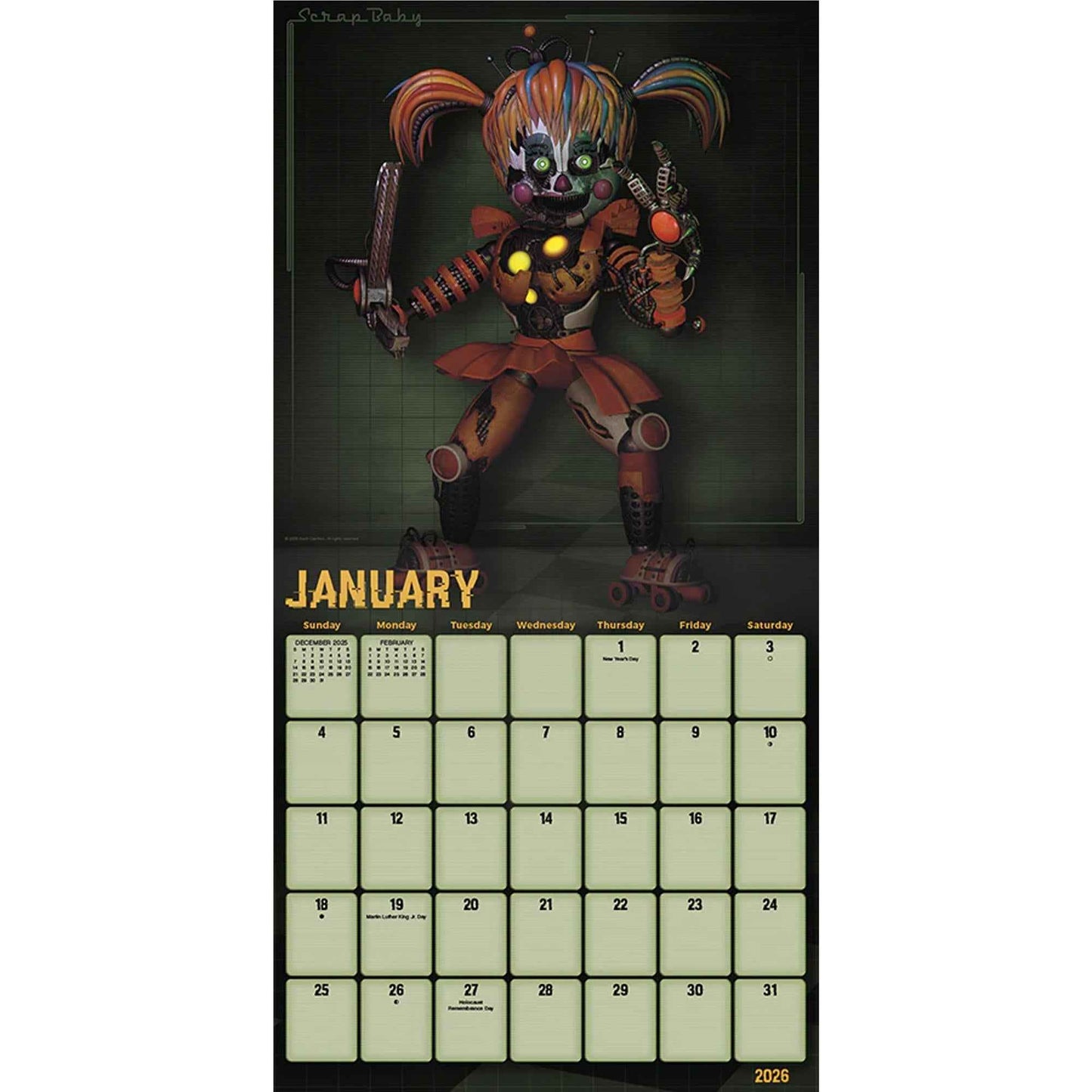 Five Nights At Freddy's - 2026 Calendar