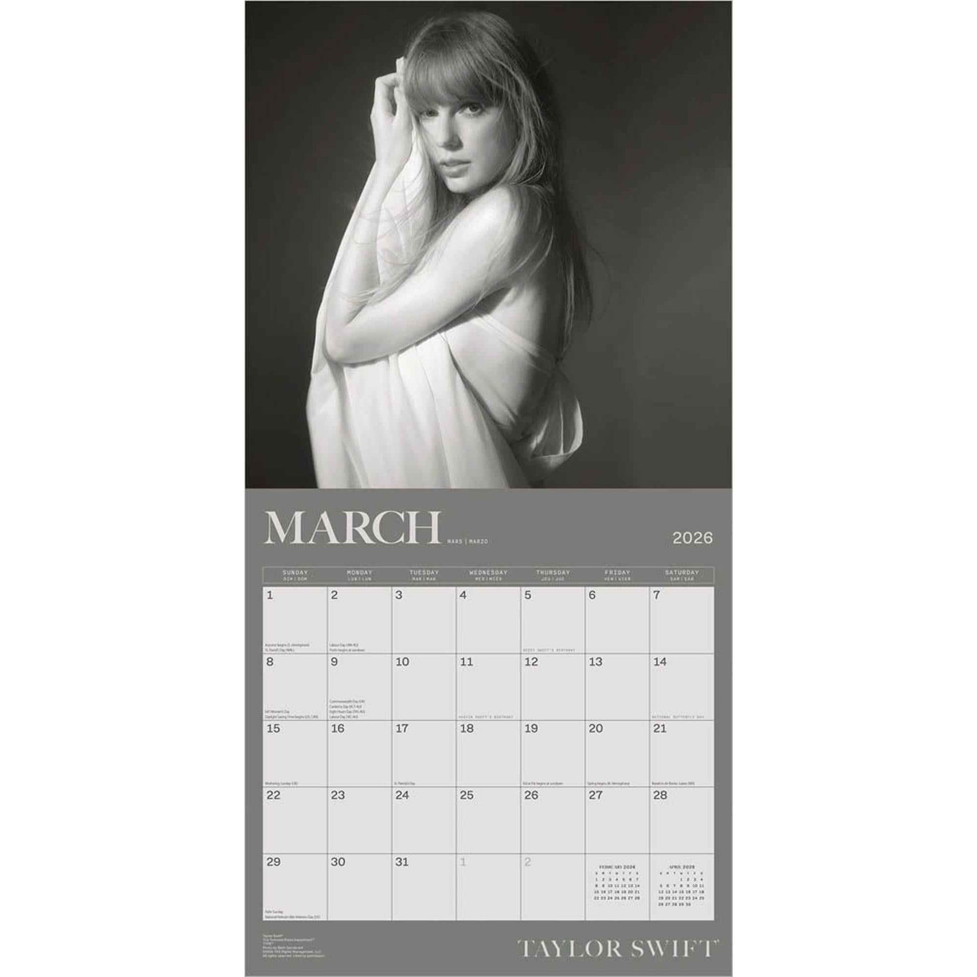 Taylor Swift - 2026 Calendar