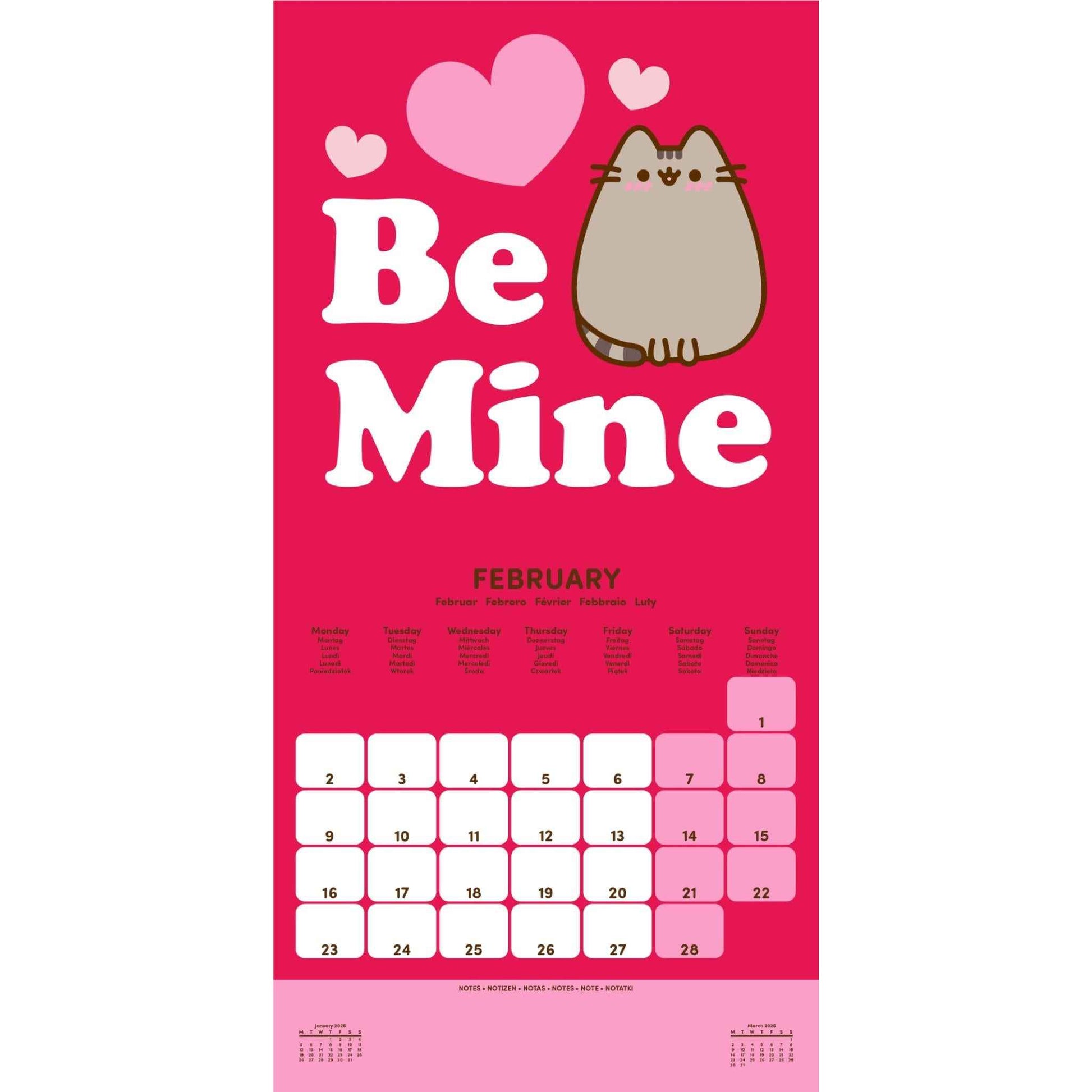 Pusheen - 2026 Calendar