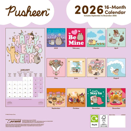Pusheen - 2026 Calendar