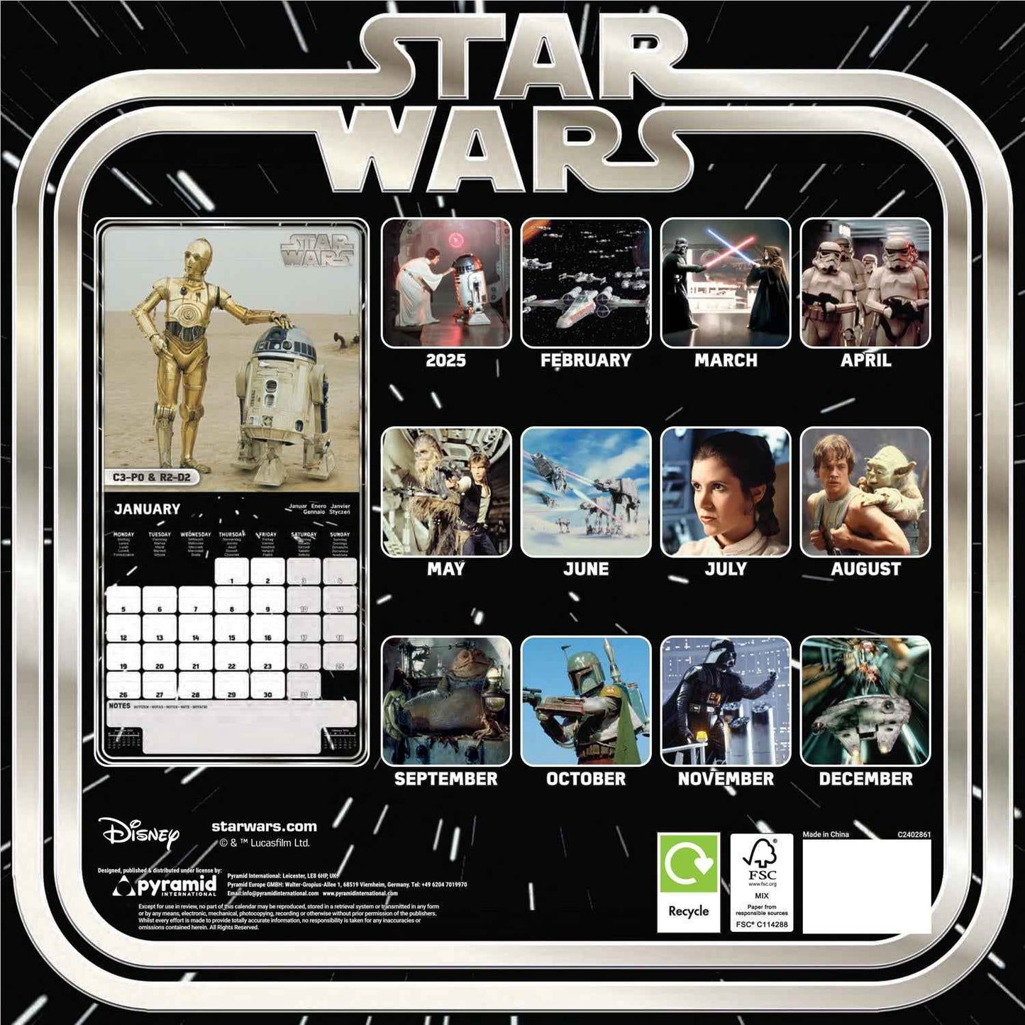 Star Wars Classic - 2026 Calendar