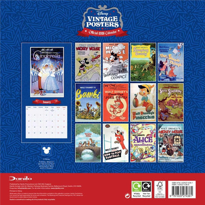 Disney Vintage - 2026 Calendar & Diary Gift Box