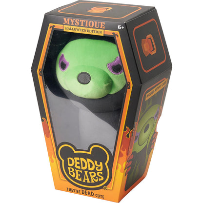 Mystique 12" Halloween Deddy Bear Plush In Coffin