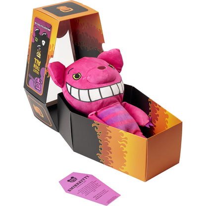 Smirkitty12" Halloween Deddy Bear Plush In Coffin