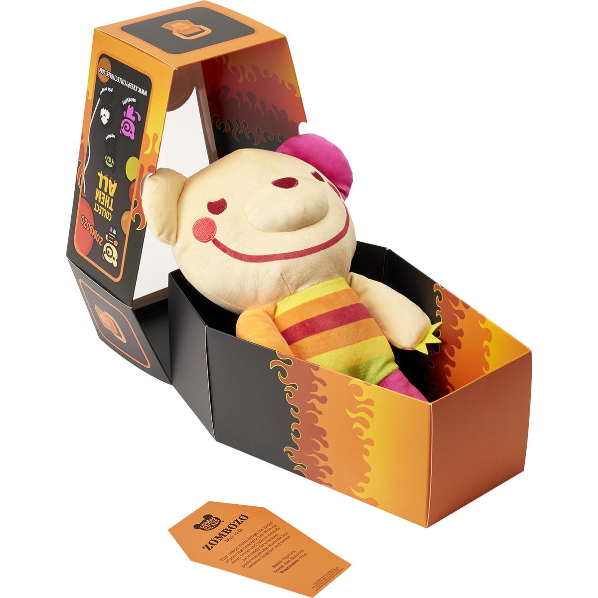 Zombozo12" Halloween Deddy Bear Plush In Coffin
