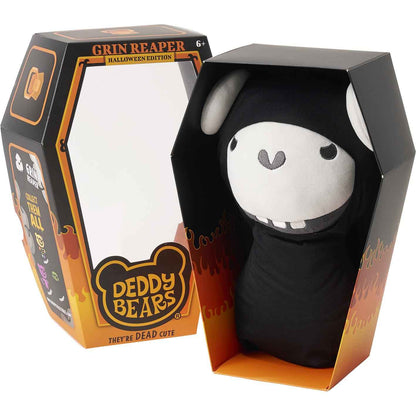 Grin Reaper12" Halloween Deddy Bear Plush In Coffin
