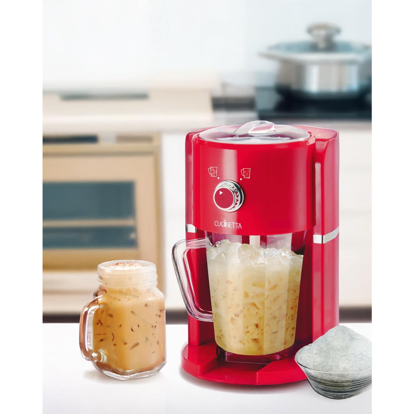 Cucinetta Ice Shaver and Slushy Maker
