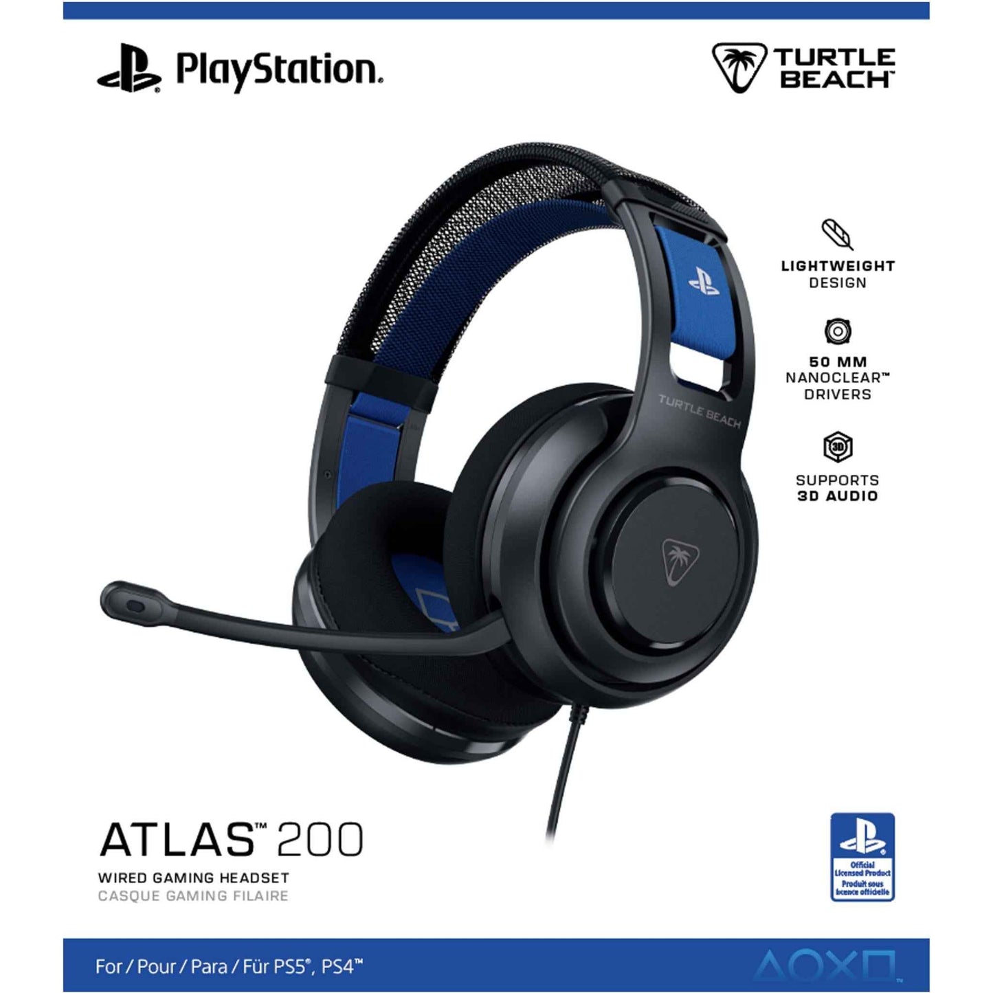 Turtle Beach® Atlas™ 200 Wired Gaming Headset