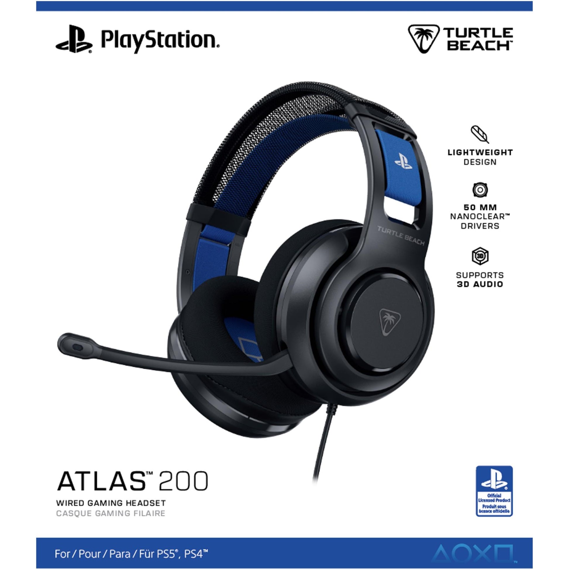 Turtle Beach® Atlas™ 200 Wired Gaming Headset