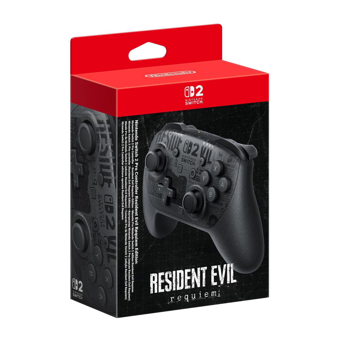 Nintendo Switch 2 Pro Controller Resident Evil Requiem Edition