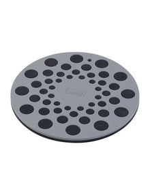 Spot-On Round Silicone Trivets Round Set of 2 in Grey
