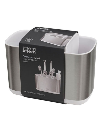 EasyStore Steel Large Toothbrush Caddy