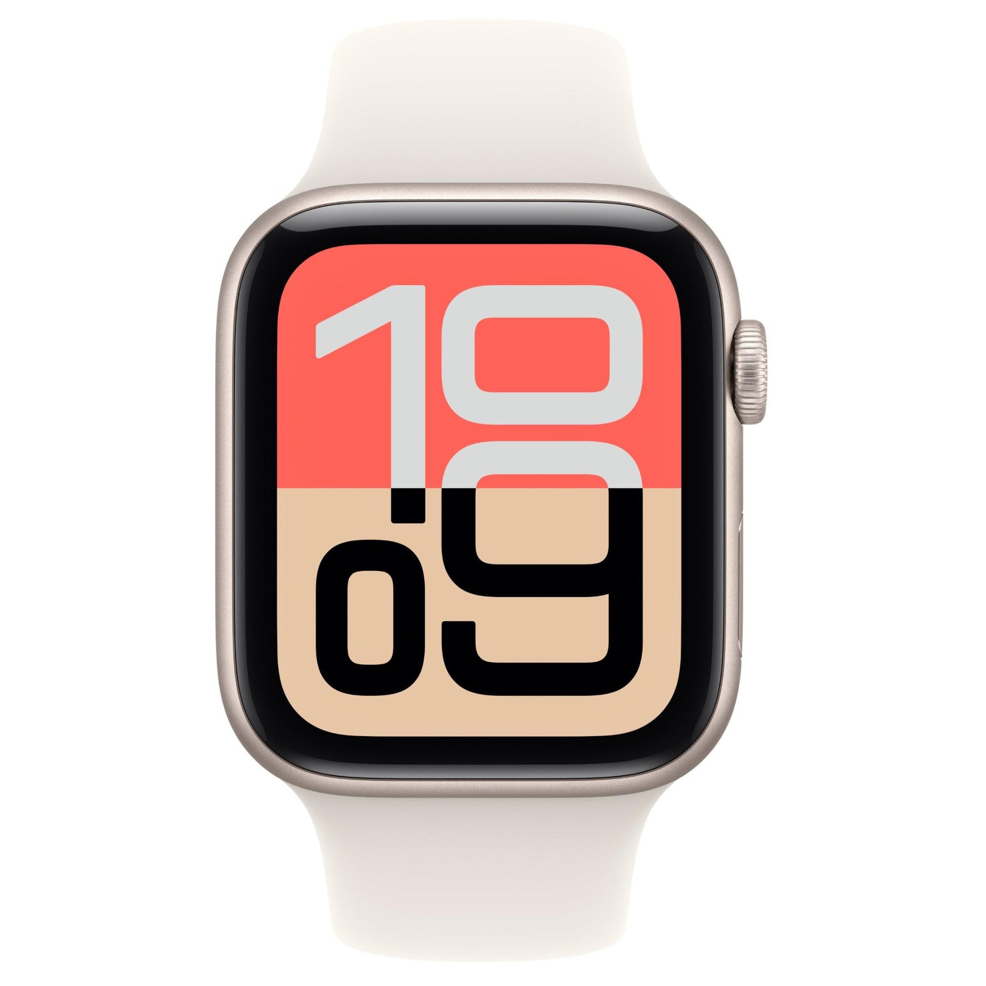 Apple Watch SE 3 44mm Starlight Aluminium Case GPS Sport Band (M/L) [2025]