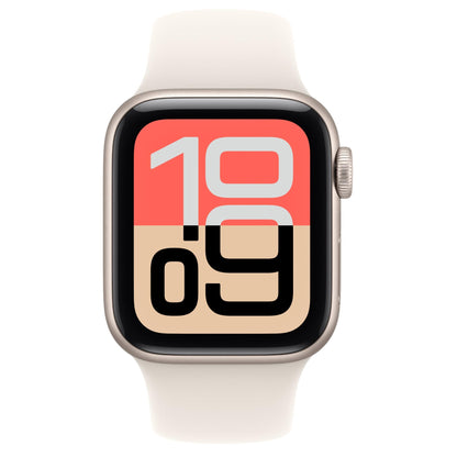 Apple Watch SE 3 40mm Starlight Aluminium Case GPS + Cellular Sport Band (S/M) [2025]