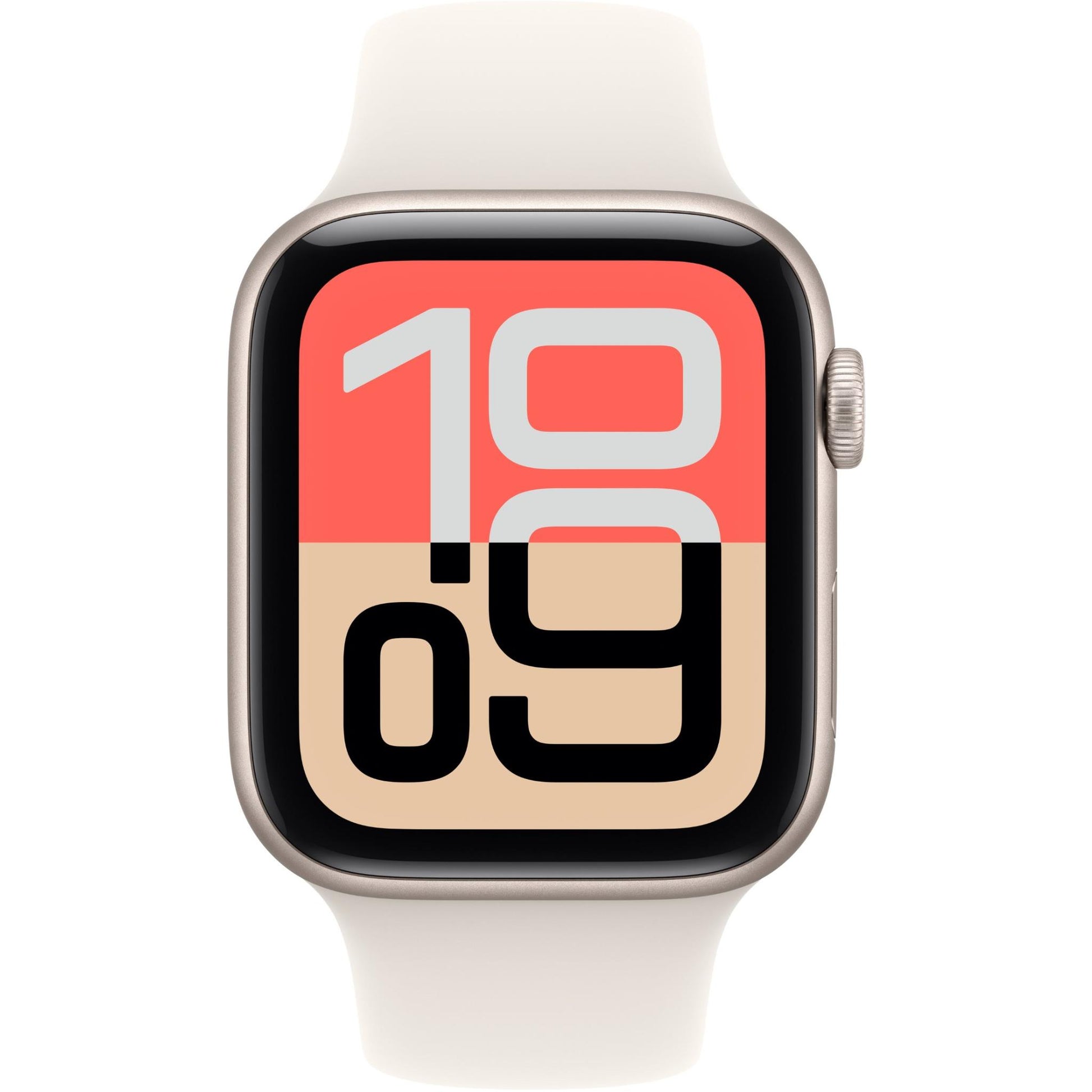 Apple Watch SE 3 44mm Starlight Aluminium Case GPS + Cellular Sport Band (S/M) [2025]