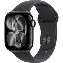 Apple Watch Series 11 42mm Jet Black Aluminium Case GPS Sport Band (M/L) [Black]