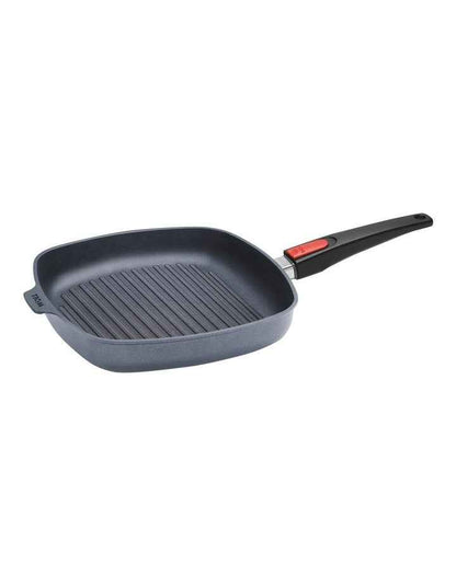 Diamond Lite Detachable Handle Induction Square Grill Pan 28cm