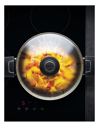 Diamond Lite Induction Casserole with Lid 24cm 4L in Black