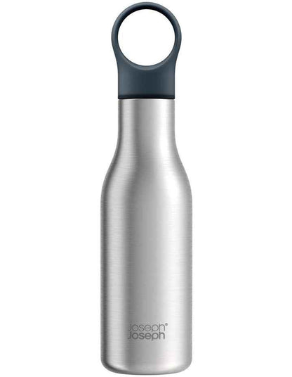 Loop Water Bottle 500ml in Brushed/Anthracite
