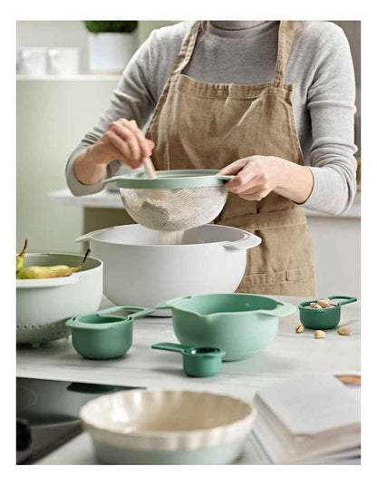 Nest 9 Plus 9 Piece Food Preparation Set Editions in Green