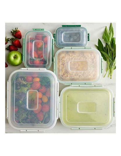 Nest Lock 5-piece Container Set Editions in Green