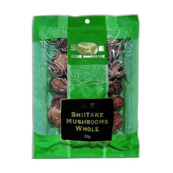 JADE PHOENIX SHITAKE MUSHROOMS WHOLE 50G